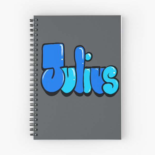Item preview, Julius Name Personalized Custom Art Graffiti style Bubble Letters designed and sold by Artonmytee.