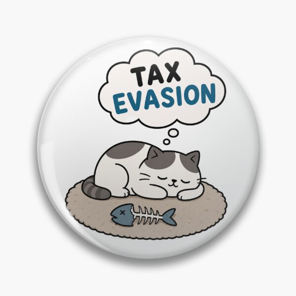 Item preview, A dream of tax evasion. cat designed and sold by vecart34.
