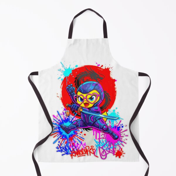Item preview, Ninja Warrior Street Art – Samurai Urban Fighter Stickers & Apparel designed and sold by Cyber-ART-Studio.