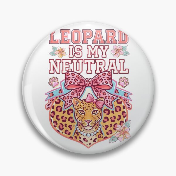 Item preview, Leopard Is My Neutral Preppy Coquette Bow Leopard Sassy Preppy Girl designed and sold by Yellowriversss.