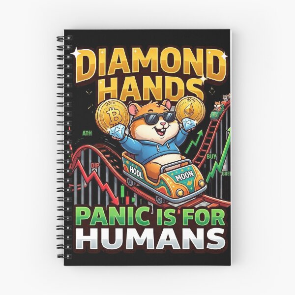 Item preview, Diamond Hands Hamster Crypto Meme Investor Funny Trading T-Shirt Design designed and sold by HAFIZ-DP.