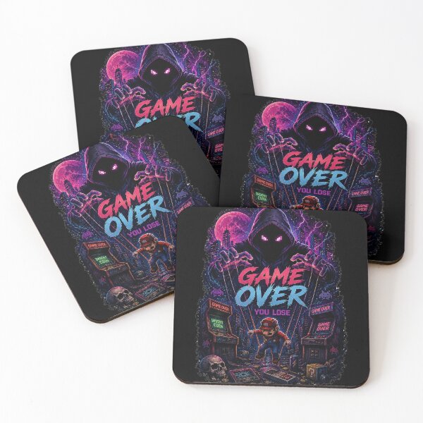Item preview, Game Over You Lose Retro Arcade Design designed and sold by Hese12.