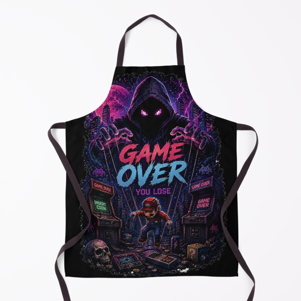 Item preview, Game Over You Lose Retro Arcade Design designed and sold by Hese12.
