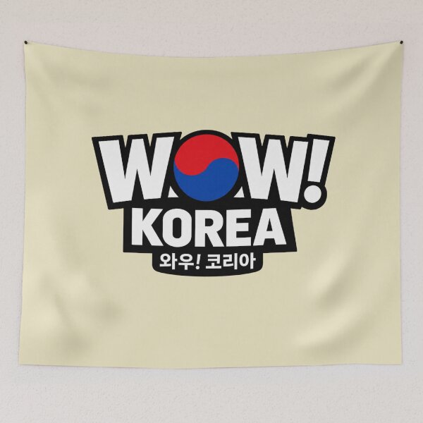 Item preview, WOW! Korea – Bold Korean Culture Design with Hangul designed and sold by mycreastyle.