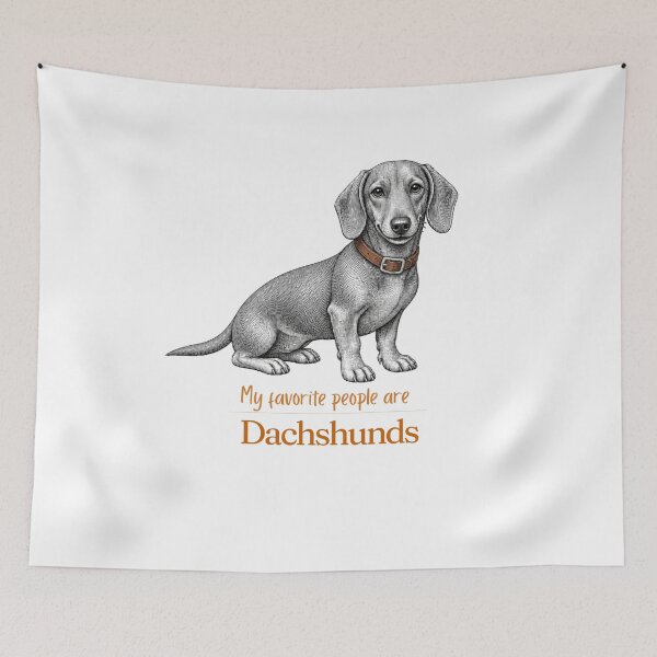 Artikelvorschau, Meine Lieblingsmenschen sind Dackel | Geschenk für Dackel-Mama und -Papa | Dackel-Weihnachtsgeschenk | Geburtstagsgeschenk | Dackel-Shirt, Tasse, Aufkleber entworfen und verkauft von The Frog.
