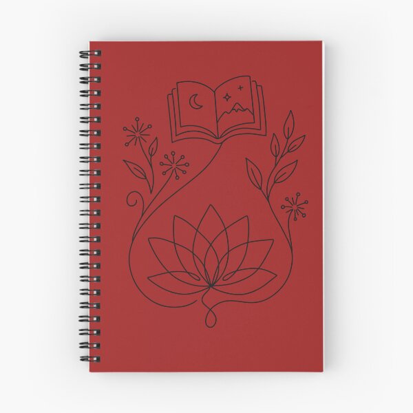Item preview, The Legend Within Lines - Minimalist Book & Lotus Illustration designed and sold by jee532.