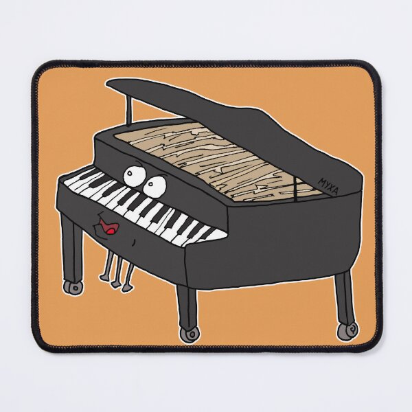Item preview, Funny Grand Piano Smiley Face Cute Music Pun Meme designed and sold by MyxaART.