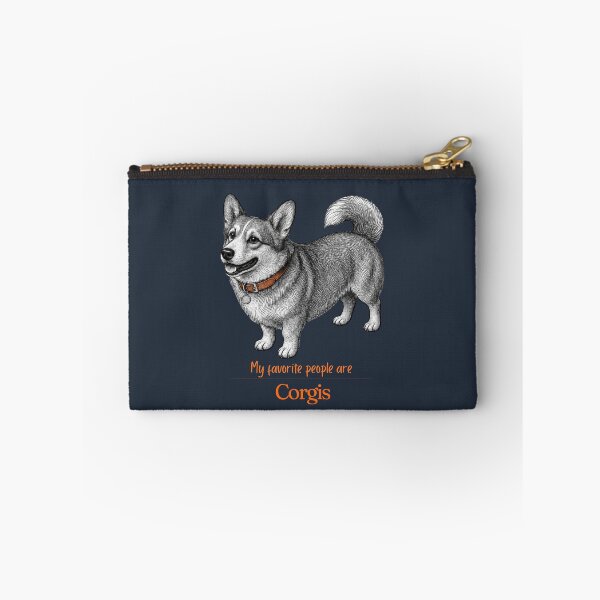 Artikelvorschau, Meine Lieblingsmenschen sind Corgis | Geschenk für Corgi-Mama und -Papa | Weihnachtsgeschenk für Corgis | Geburtstagsgeschenk für Corgis | T-Shirt- und Tassenaufkleber mit Welsh-Corgi-Motiv entworfen und verkauft von The Frog.