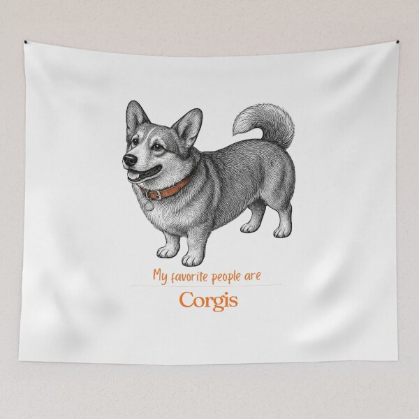 Item preview, My Favorite People Are Corgis | Corgi Mom Dad Gift | Corgi Christmas Gift | Corgi Birthday Gift | Welsh Corgi Shirt Mug Sticker designed and sold by The Frog.