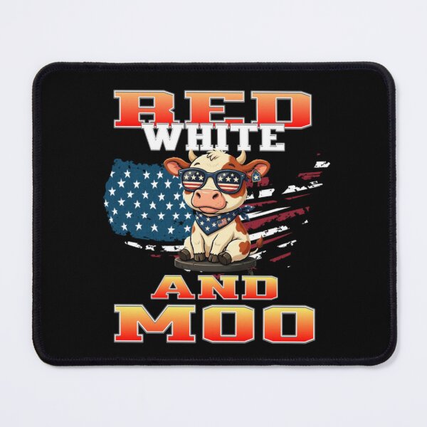 Item preview, Red White and Moo 4th of July designed and sold by TheEndDesign.