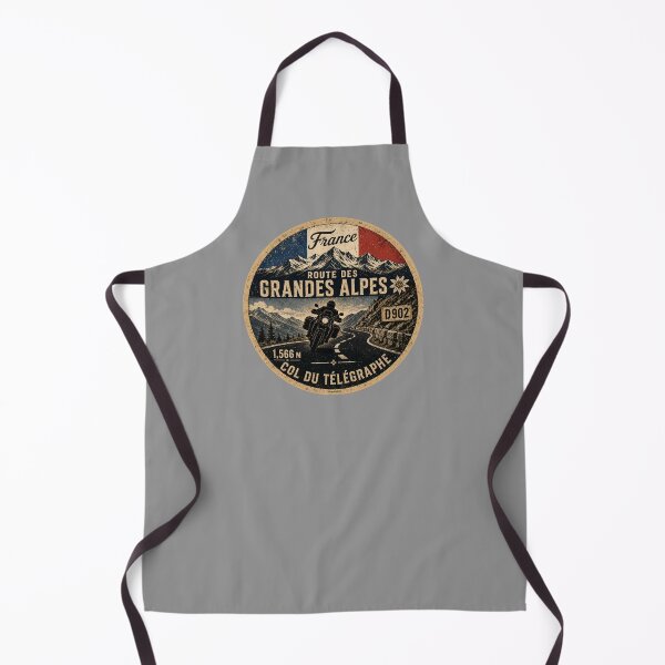 Item preview, Col du Télégraphe, France Route des Grandes Alpes Motorcycle TShirt & Sticker 04 designed and sold by OuterShellUK.