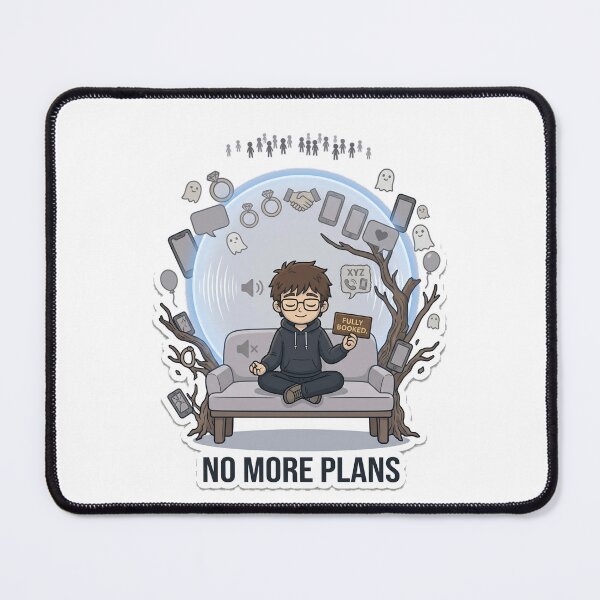 Item preview, No More Plans designed and sold by IntrovertEngineer11.