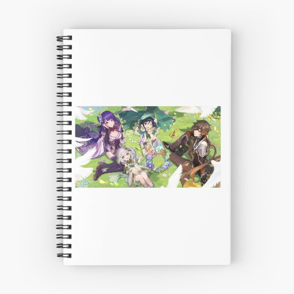 Item preview, Venti, Nahida, Zhongli and Shogun Raiden designed and sold by Lauwuuh.