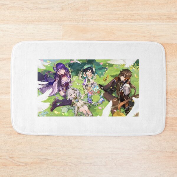 Item preview, Venti, Nahida, Zhongli and Shogun Raiden designed and sold by Lauwuuh.