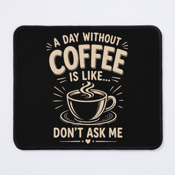 Item preview, A day without coffee is like don't ask me designed and sold by HandicraftArt.