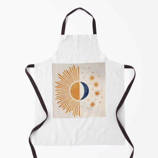 Item preview, Minimalist Sun Moon Abstract Illustration designed and sold by LazyGeniusArt.