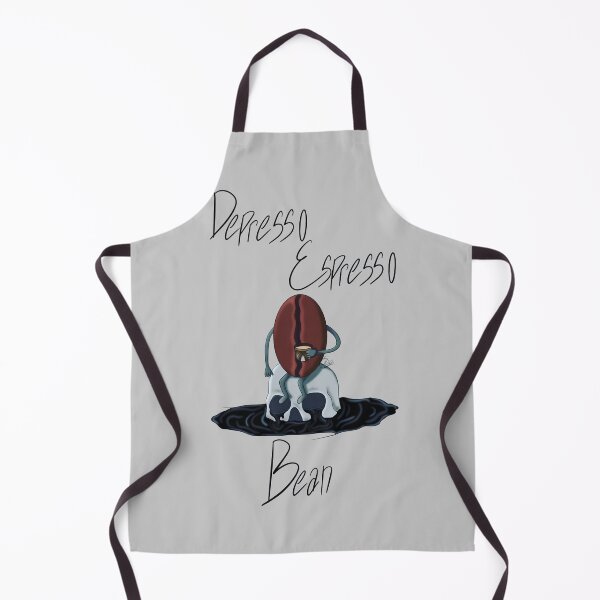 Item preview, Depresso Espresso Bean Funny Goth Coffee designed and sold by EchoMyriadArt.