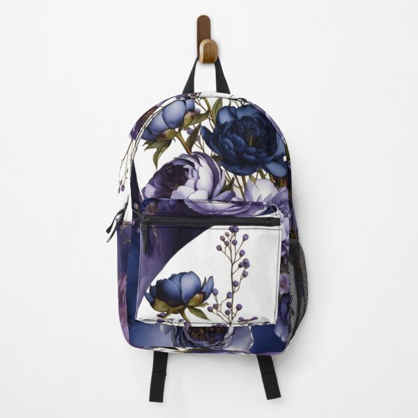Item preview, Moonlit Blue Peony Bouquet | Celestial Floral Botanical Art designed and sold by GalleryPeak.