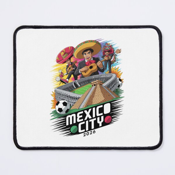 Item preview, Mexico City 2026 Azteca Stadium Pyramid Mariachi T-Shirt V21 designed and sold by DarylWelsh2024.
