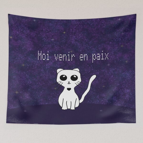 Item preview, Funny alien cat designed and sold by PHYLOA.