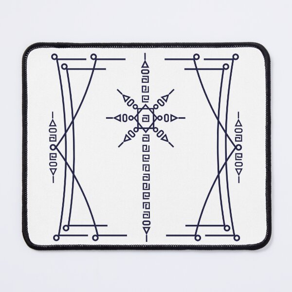 Item preview, Modern abstract geometric yantra with decorative frame designed and sold by Longsilp.