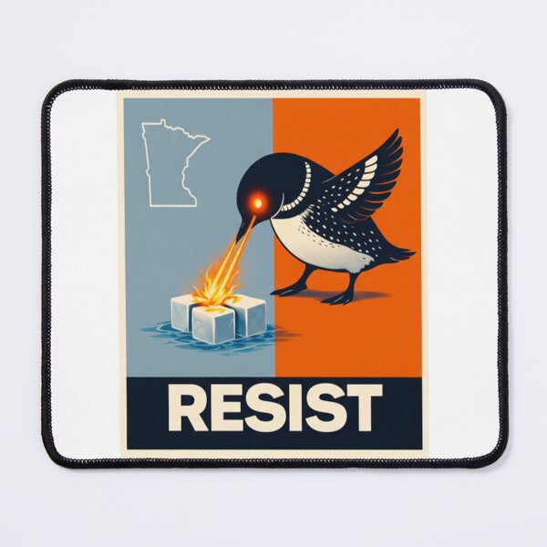 Item preview, Minneapolis ICE Protest RESIST -Anti ICE -ICE Out Minneapolis Loon Bird designed and sold by VerdieKautz.
