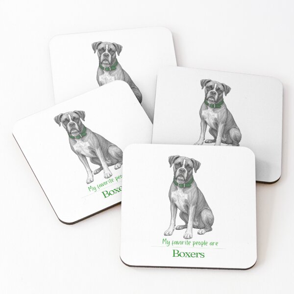 Item preview, My Favorite People Are Boxers | Boxer Mom Dad Gift | Boxer Christmas Gift | Boxer Birthday Gift | Shirt Mug Sticker designed and sold by The Frog.