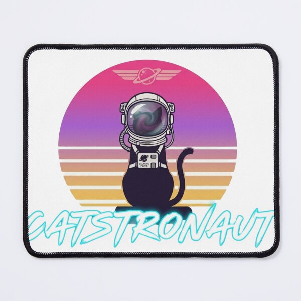 Item preview, Retro Catstronaut Synthwave Aesthetic - 80s Space Cat⁠ designed and sold by Carrinho21.