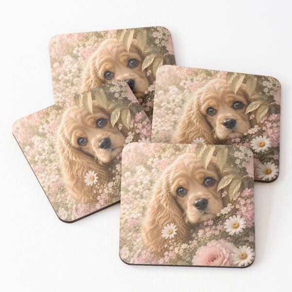 Item preview, Cute Cavalier Among Roses designed and sold by ManJiangHong.