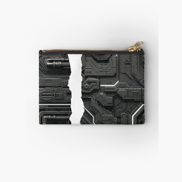 Item preview, Sci-fi tech panel texture gunmetal mechanical greeble futuristic cyberpunk industrial art designed and sold by icemanphotos.