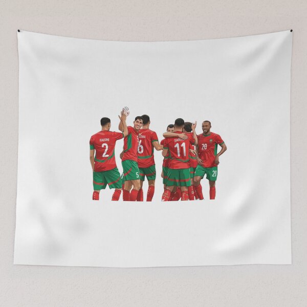 Item preview, Morocco National Football Team designed and sold by shoppypod.