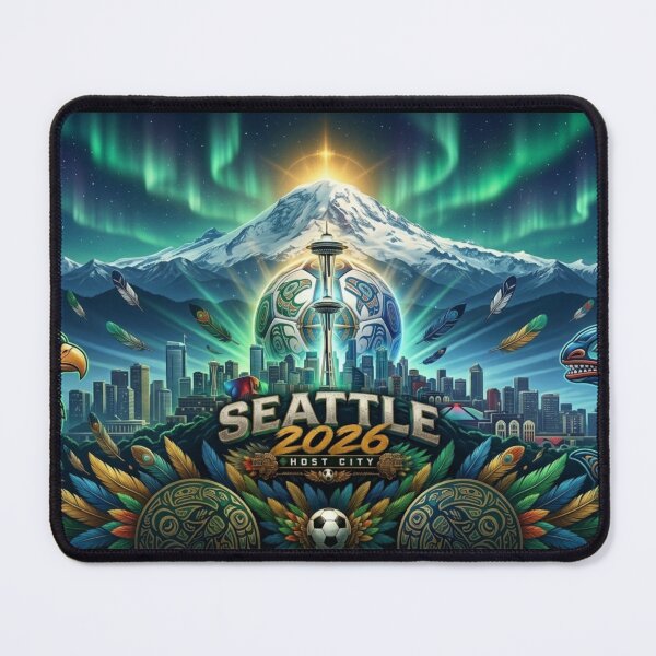 Item preview, Seattle 2026 Soccer Host City PNW Totem Art designed and sold by Aram250.