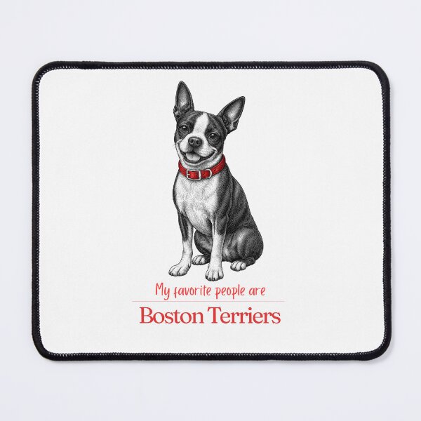 Item preview, My Favorite People Are Boston Terriers | Boston Mom Dad Gift | Boston Terrier Christmas Gift | Birthday Gift | Tuxedo Dog Shirt Mug designed and sold by The Frog.