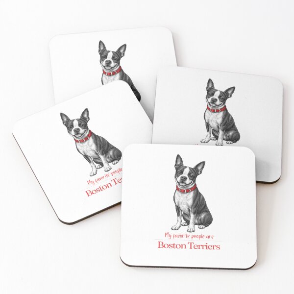 Item preview, My Favorite People Are Boston Terriers | Boston Mom Dad Gift | Boston Terrier Christmas Gift | Birthday Gift | Tuxedo Dog Shirt Mug designed and sold by The Frog.