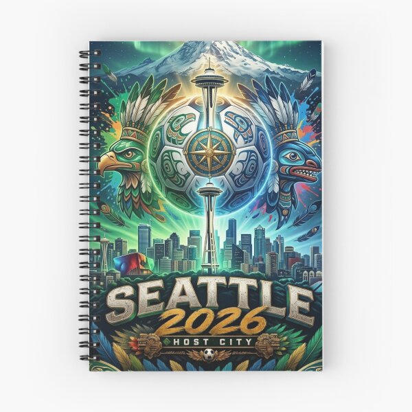 Item preview, Seattle 2026 Soccer Host City PNW Totem Art designed and sold by Aram250.