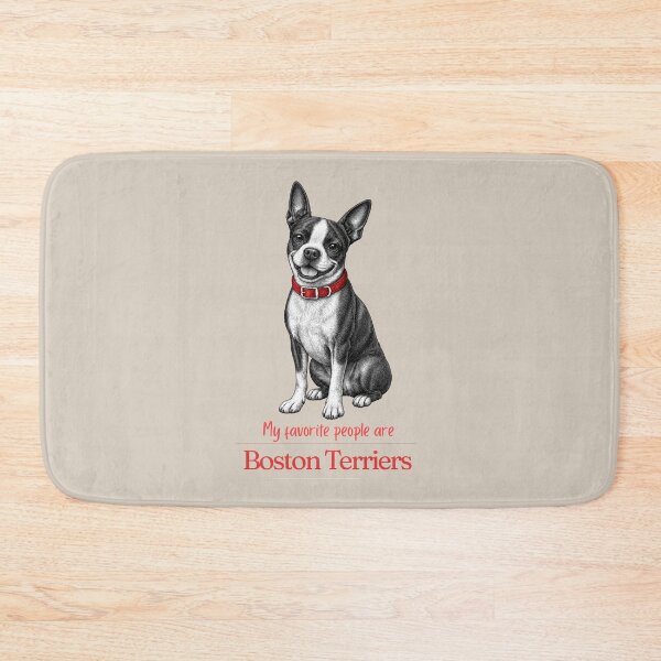 Item preview, My Favorite People Are Boston Terriers | Boston Mom Dad Gift | Boston Terrier Christmas Gift | Birthday Gift | Tuxedo Dog Shirt Mug designed and sold by The Frog.