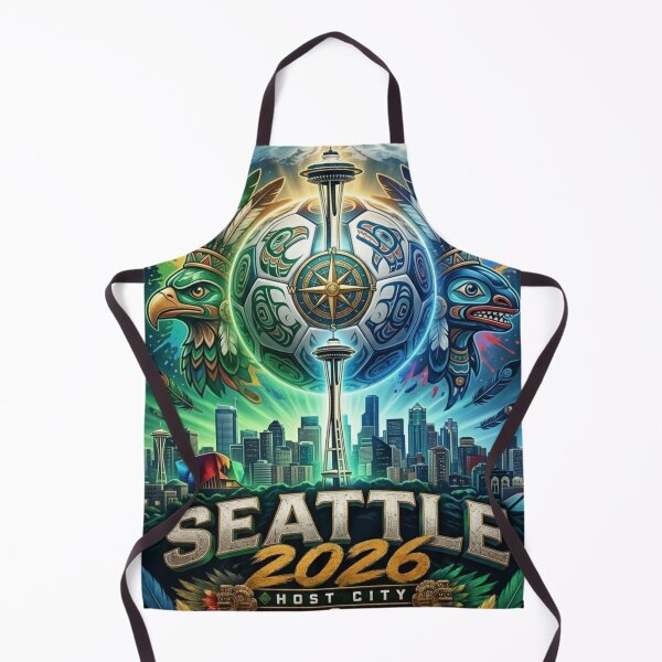 Item preview, Seattle 2026 Soccer Host City PNW Totem Art designed and sold by Aram250.