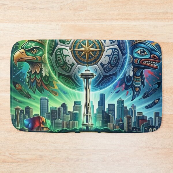 Item preview, Seattle 2026 Soccer Host City PNW Totem Art designed and sold by Aram250.