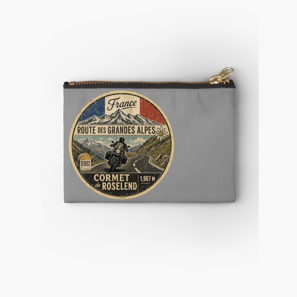 Item preview, Cormet de Roselend, France Route des Grandes Alpes Motorcycle TShirt & Sticker 04 designed and sold by OuterShellUK.