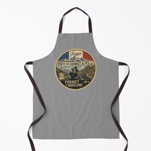 Item preview, Cormet de Roselend, France Route des Grandes Alpes Motorcycle TShirt & Sticker 04 designed and sold by OuterShellUK.