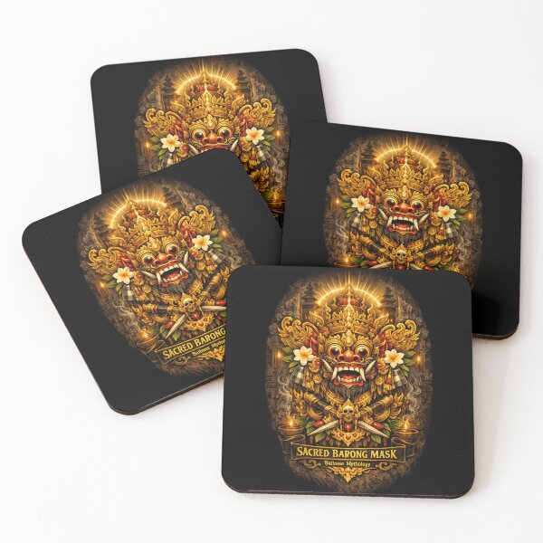 Item preview, Balinese Barong Mask Traditional Mythology Artwork designed and sold by Curative Art.