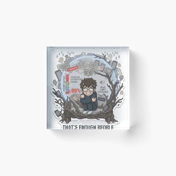 Item preview, Human Interaction Limit designed and sold by IntrovertEngineer11.