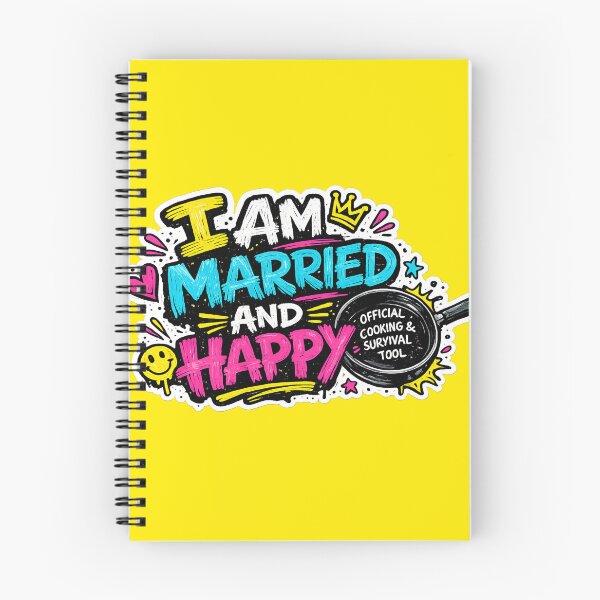 Item preview, I Am Married And Happy designed and sold by DesignPrePress.