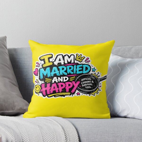 Item preview, I Am Married And Happy designed and sold by DesignPrePress.