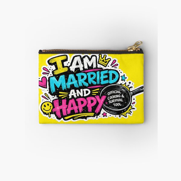 Item preview, I Am Married And Happy designed and sold by DesignPrePress.