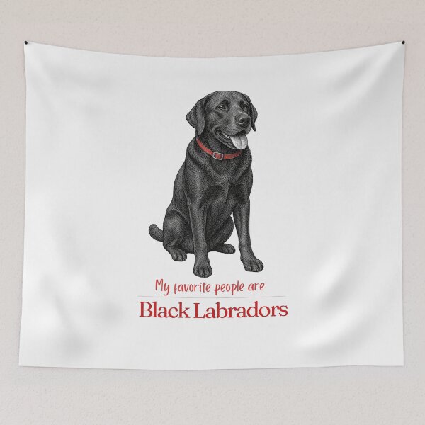 Item preview, My Favorite People Are Black Labradors | Black Lab Mom Dad Gift | Black Lab Christmas Gift | Birthday Gift | Shirt Mug Sticker designed and sold by The Frog.