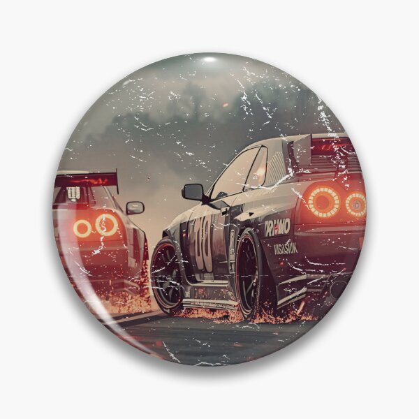 Item preview, Distress Vintage JDM Race Drift Cars Tokyo Street Racing designed and sold by ZailixArt.