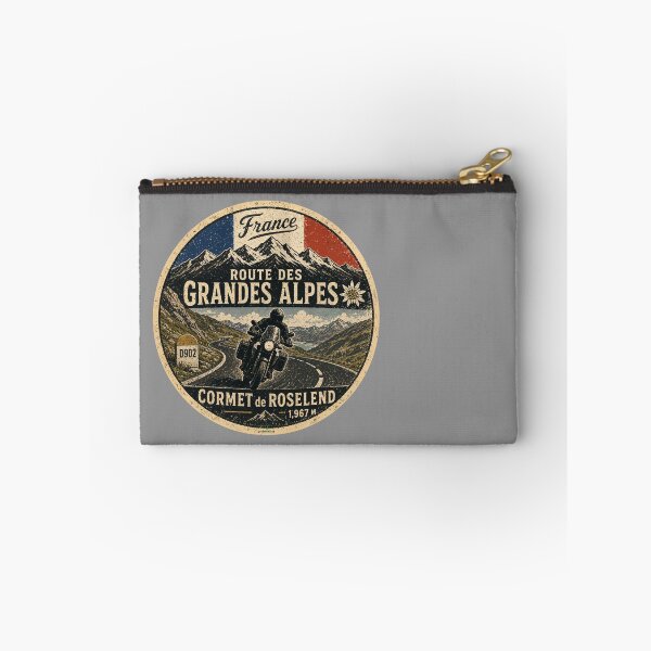 Item preview, Cormet de Roselend, France Route des Grandes Alpes Motorcycle TShirt & Sticker 05 designed and sold by OuterShellUK.