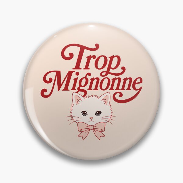 Item preview, Trop Mignonne French for Too Cute Coquette Cat designed and sold by AbsoluteMotif.
