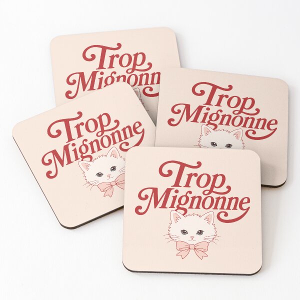 Item preview, Trop Mignonne French for Too Cute Coquette Cat designed and sold by AbsoluteMotif.
